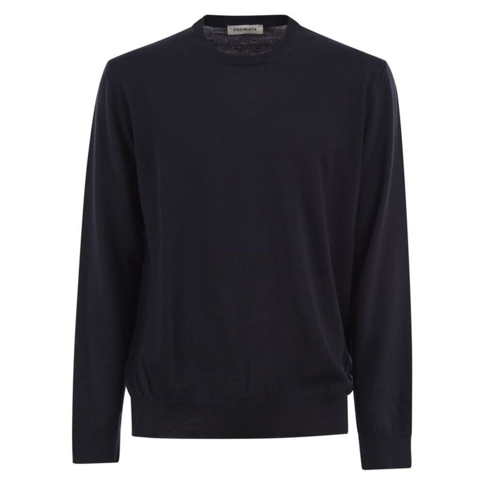 Premiata Men Merino Wool Crew-Neck Jumper